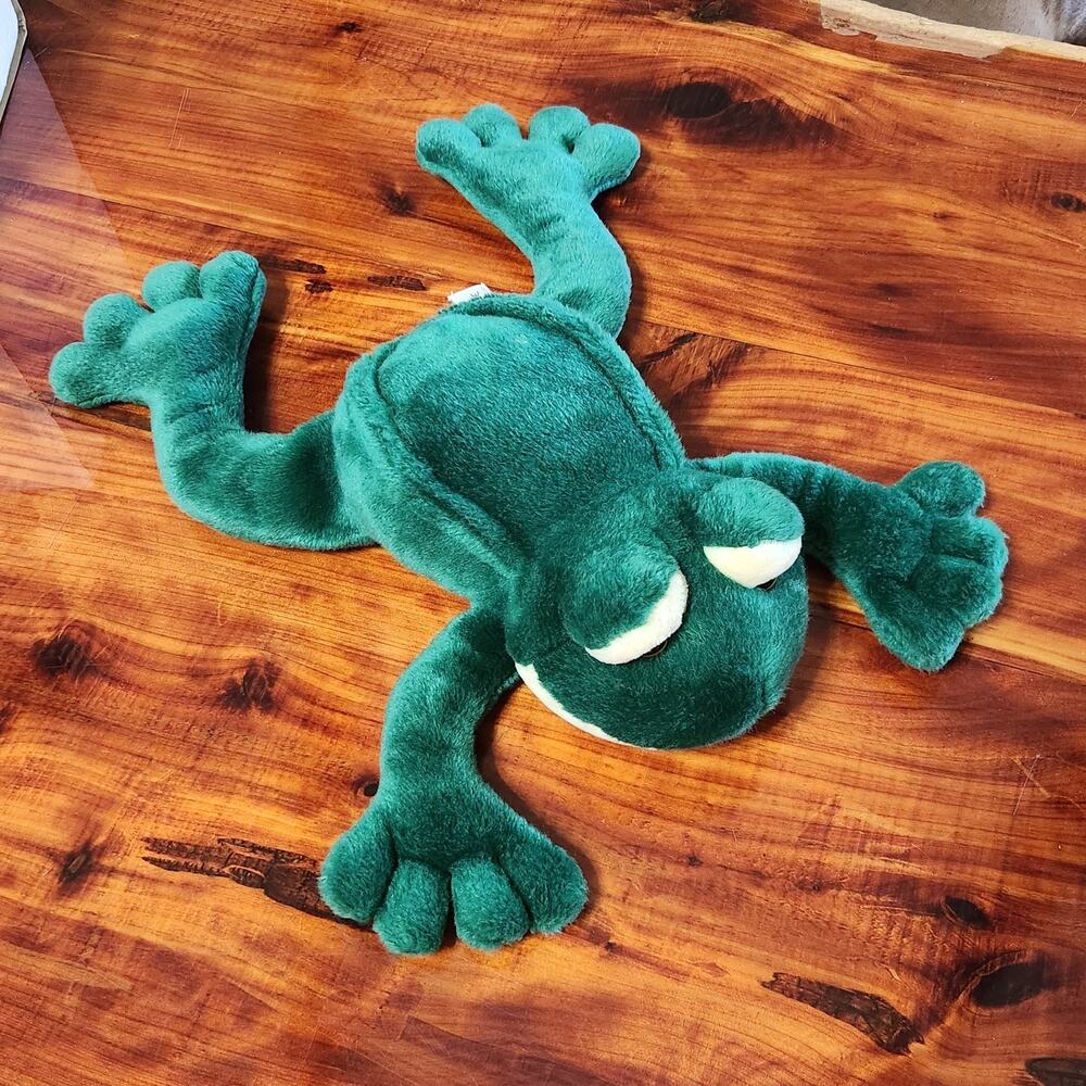 Vintage Russ Tree Frog Plush Fleegle Stuffed Animal Toy Pet Soft Cuddling - Picture 2 of 9